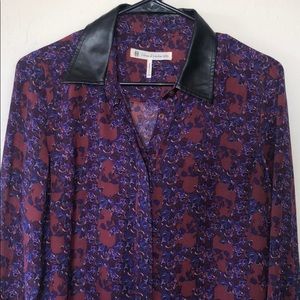 House of Harlow skull print blouse - Size S